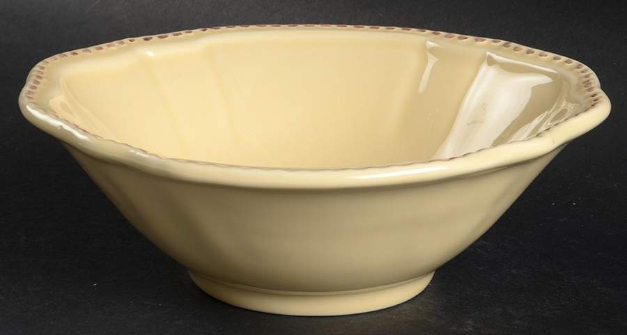 Antique Yellow Soup/Cereal Bowl by Primagera-1