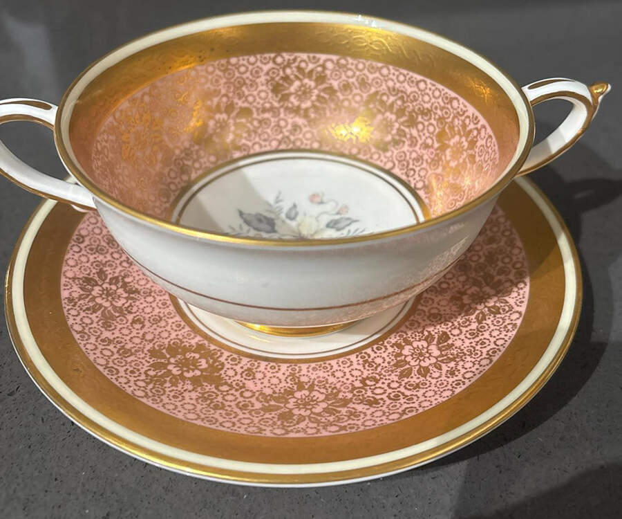 Z969 Footed Bouillon Cup & Saucer by Paragon-1
