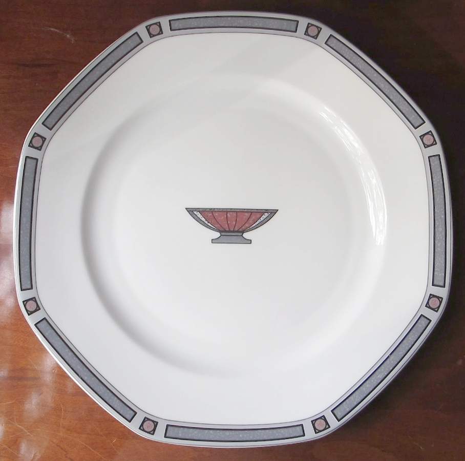 Coupole Dinner Plate by Porcelaine De Paris-1