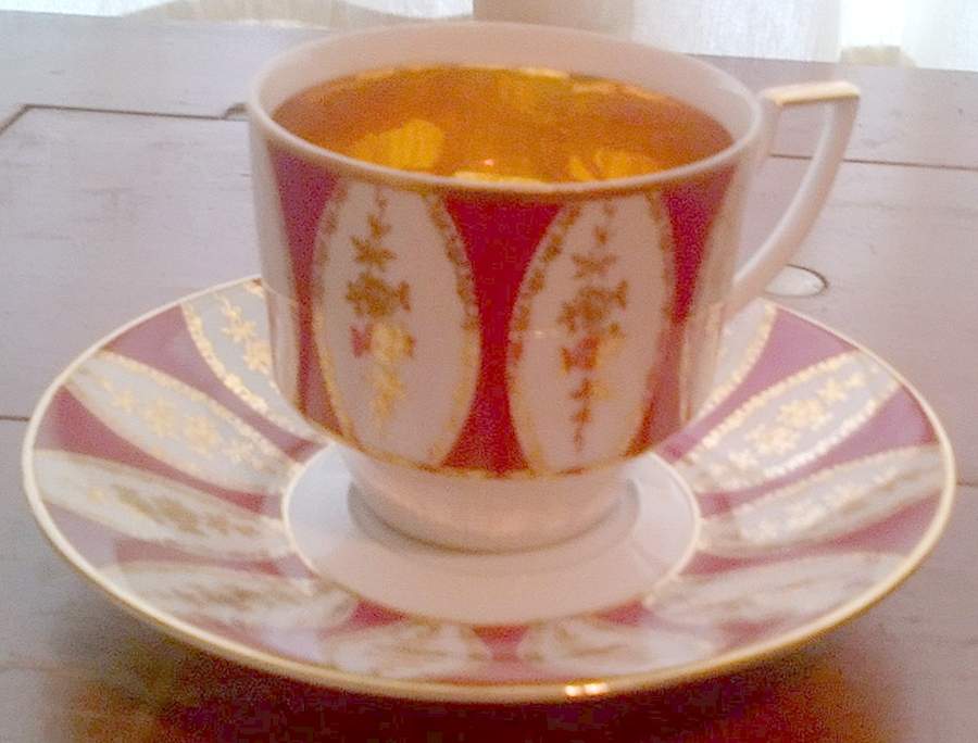 PIR225 Footed Cup & Saucer Set by Pirkenhammer-1