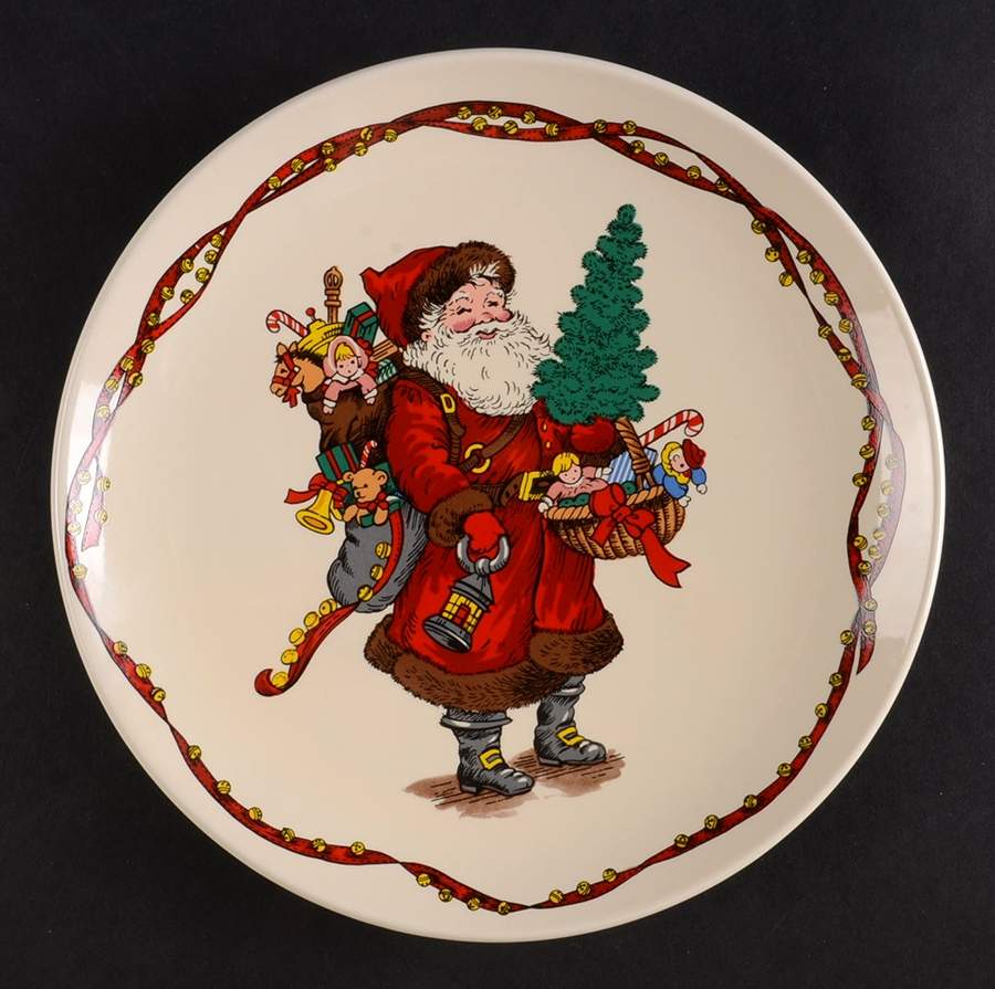 Kris Kringle Salad Plate by Potpourri Press-1