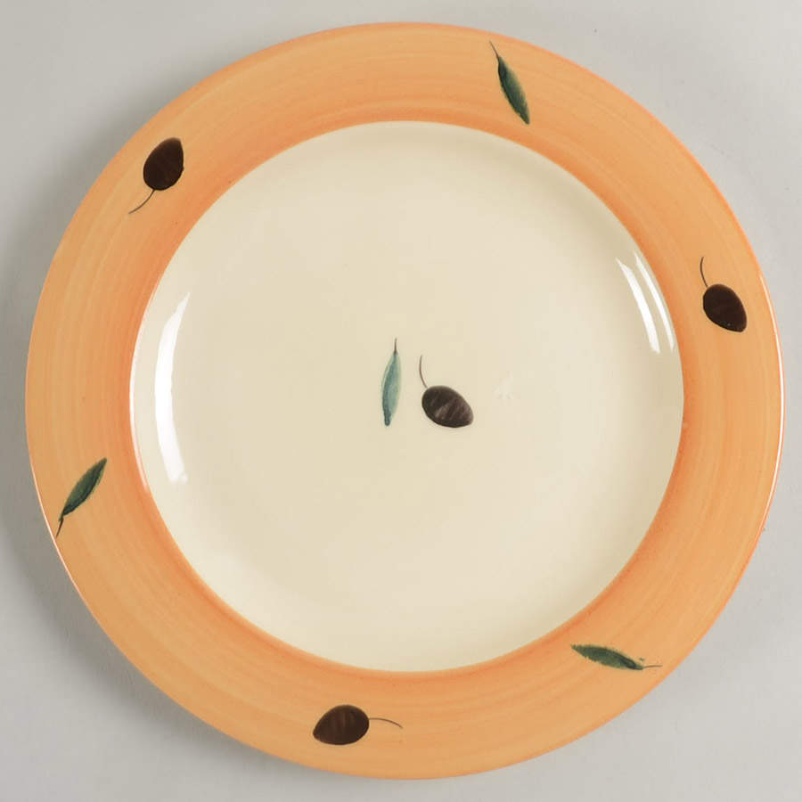 Fresco Terra Cotta Salad Plate by Poole Pottery-1