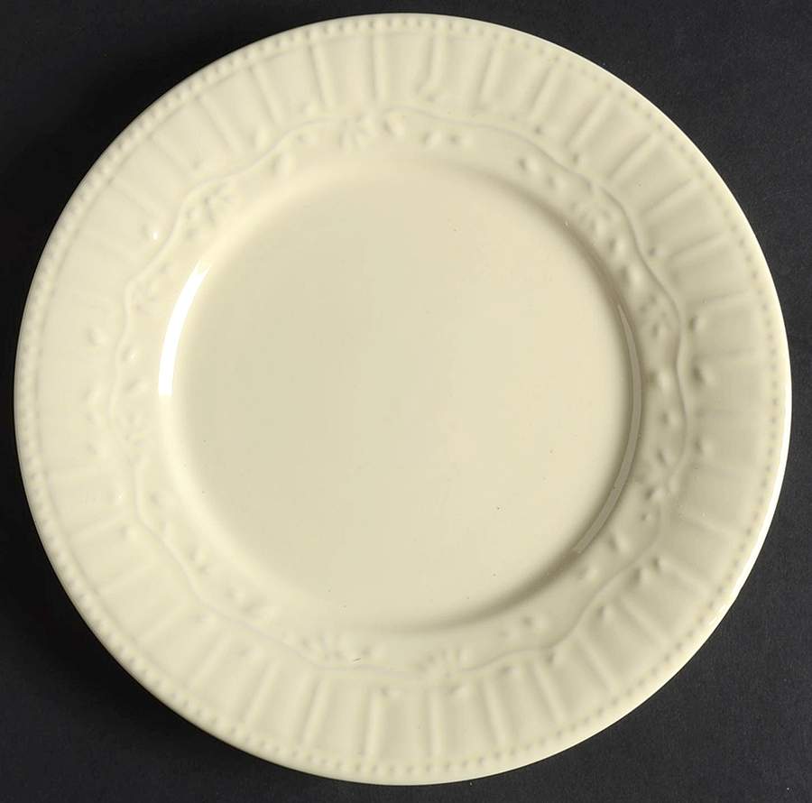 Amelia Cream Salad Plate by Pfaltzgraff-1