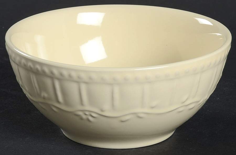 Amelia Cream Fruit/Dessert (Sauce) Bowl by Pfaltzgraff-1
