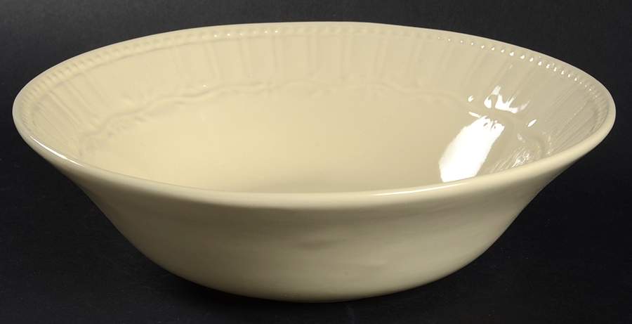 Amelia Cream 9" Round Serving Bowl by Pfaltzgraff-1