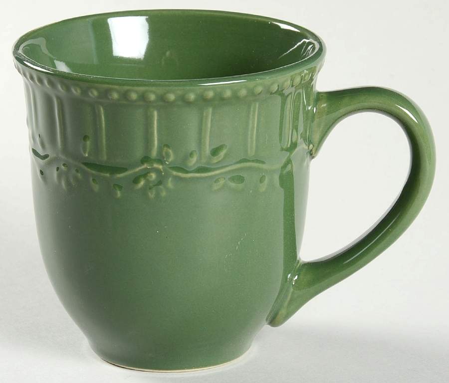 Amelia Green Mug by Pfaltzgraff-1