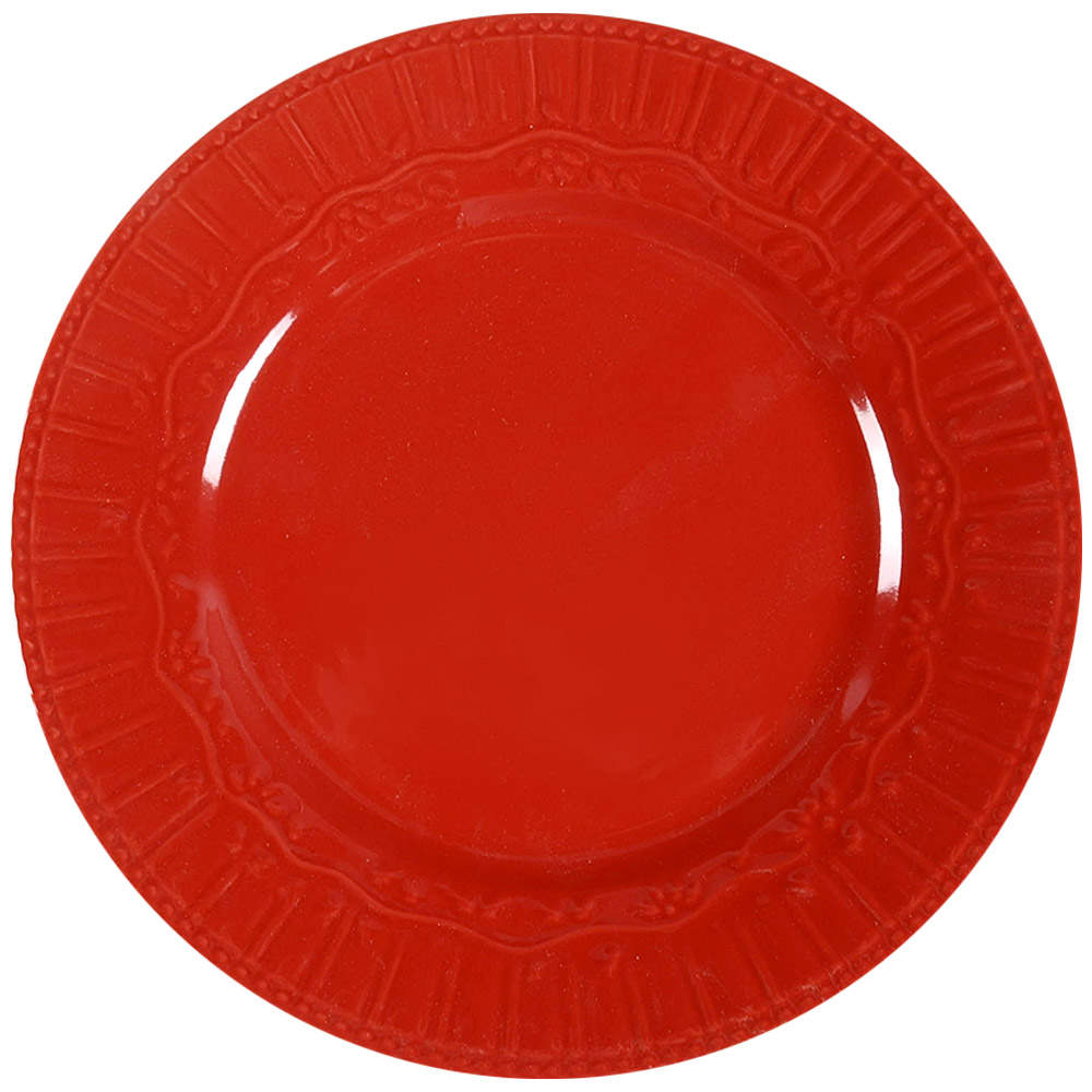 Amelia Red Dinner Plate by Pfaltzgraff-1