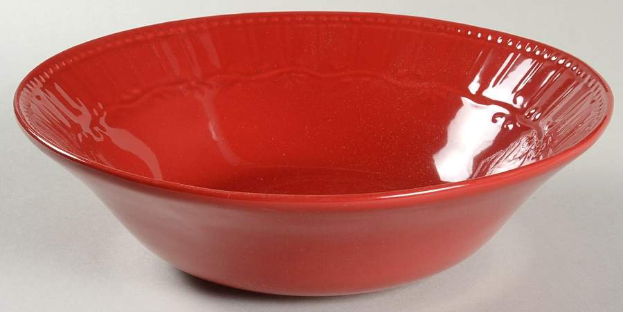 Amelia Red 9" Round Serving Bowl by Pfaltzgraff-1
