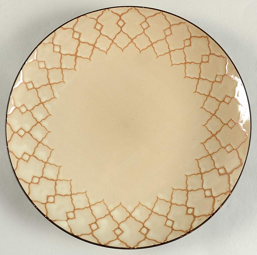 Vintage Lattice Cream Dinner Plate by Pfaltzgraff-1