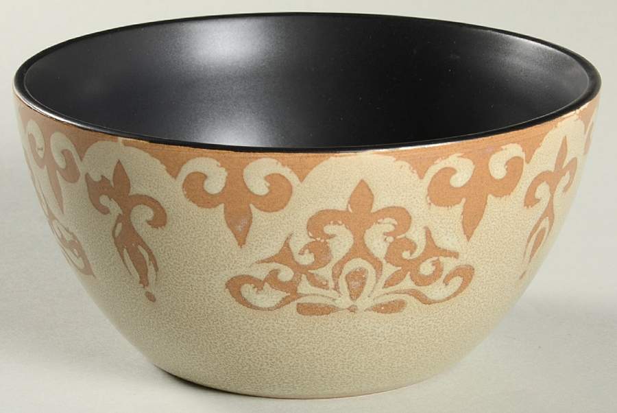 Vintage Scroll Cream Soup/Cereal Bowl by Pfaltzgraff-1
