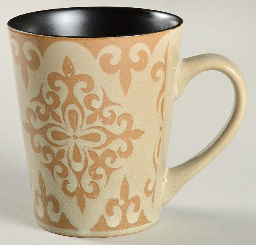 Vintage Scroll Cream Mug by Pfaltzgraff-1