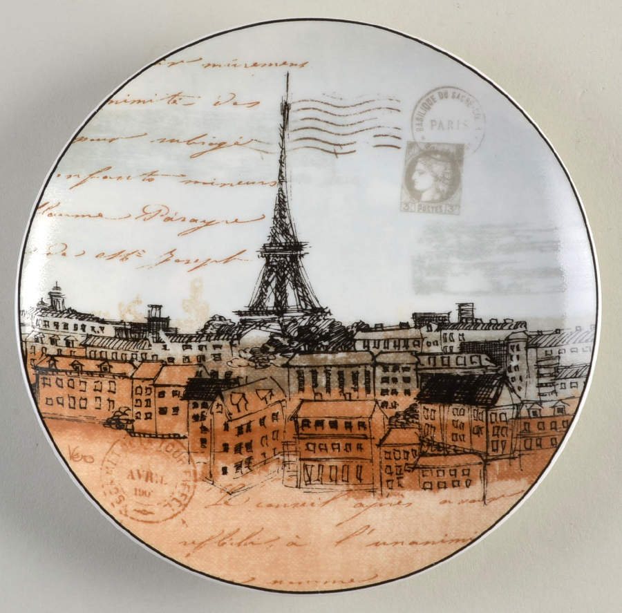 Cityscape Bread & Butter Plate by Pier 1-1