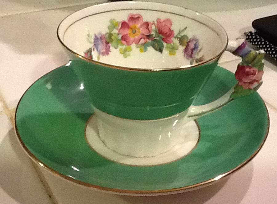 S4749 Footed Cup & Saucer Set by Paragon-1