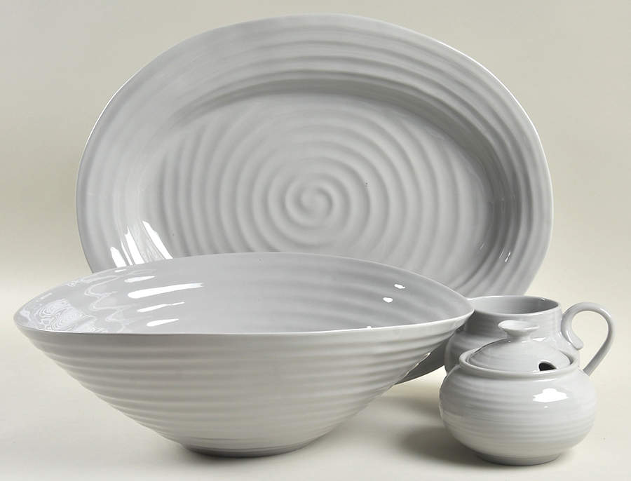 Sophie Conran Grey 5 Piece Hostess Set by Portmeirion-1