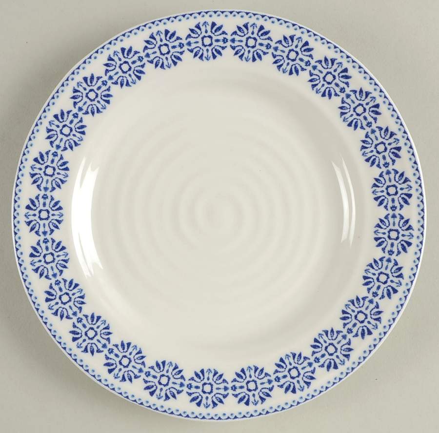 Sophie Blue Salad/Dessert Plate by Portmeirion-1