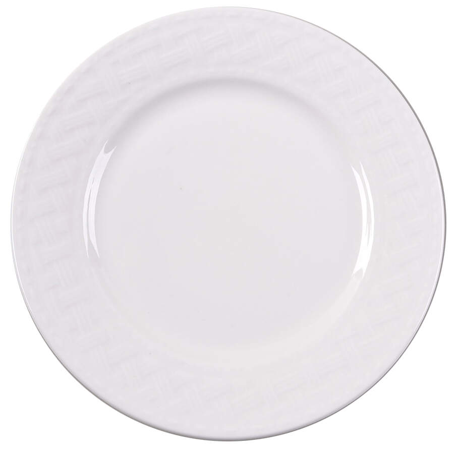 Basketweave Salad Plate by Pfaltzgraff-1