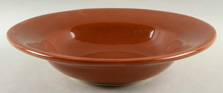 Sausalito Toffee Large Rim Soup Bowl by Pottery Barn China-1