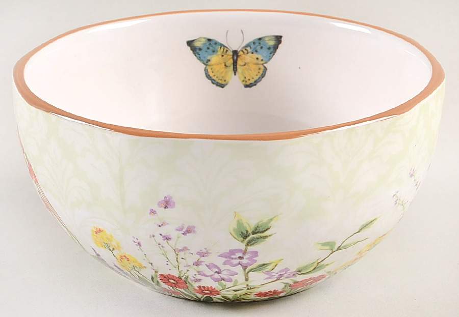 Botanical Garden Soup/Cereal Bowl by Pier 1-1