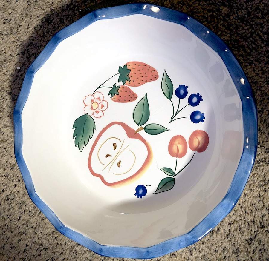 My Little Helper 10" Pie Baking Plate by Princess House-1
