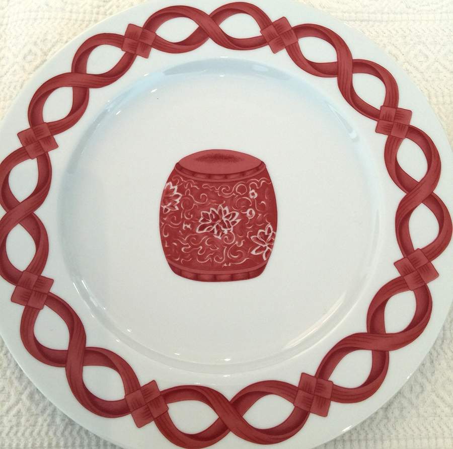 Nicobar Salad Plate by Pierre Frey (Patrick Frey)-1