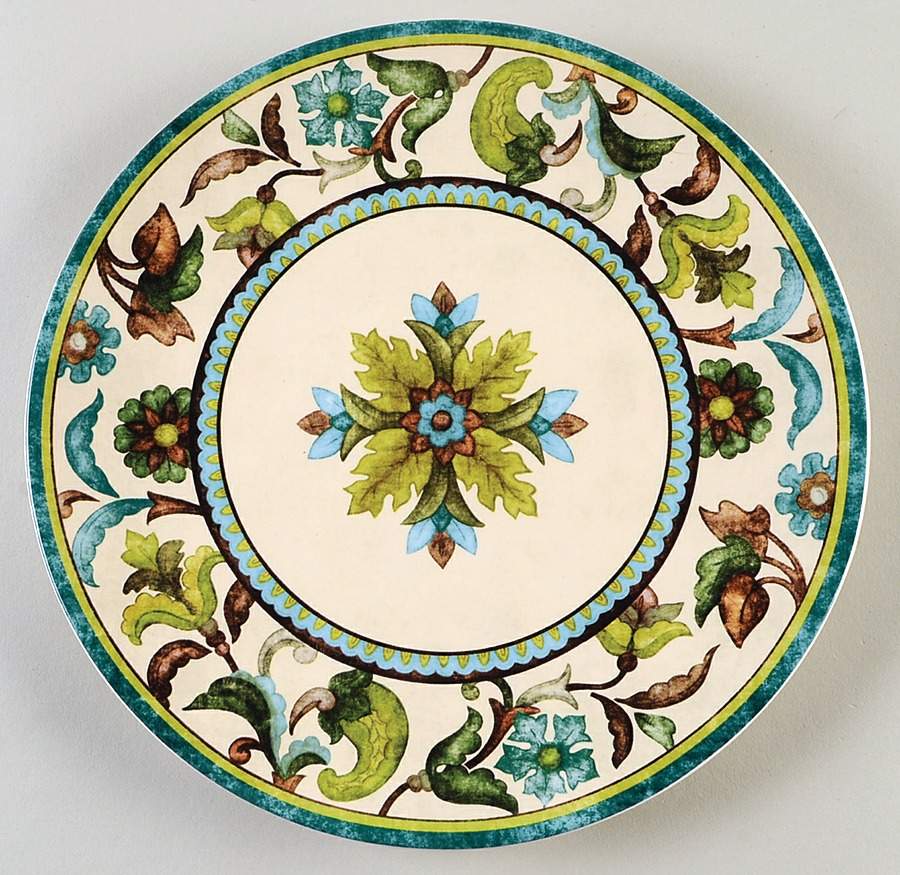 Catalina Floral Salad Plate by Pier 1-1