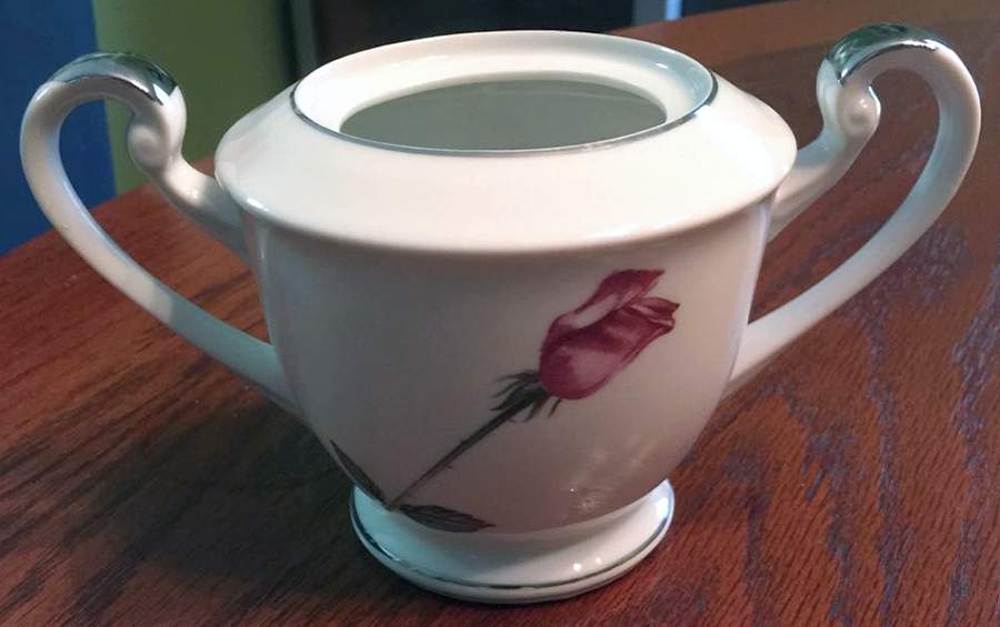 PLR21 Sugar Bowl No Lid by Pearl China (Japan)-1