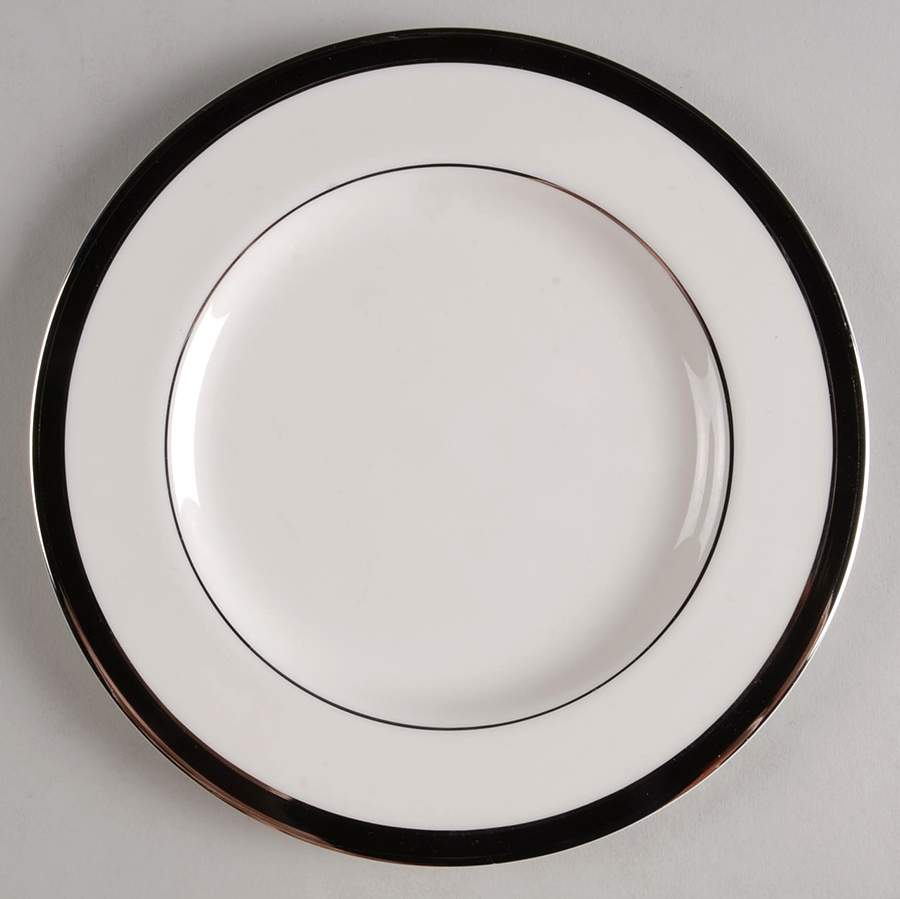 PIC20 (Platinum Trim) Salad Plate by Pickard-1