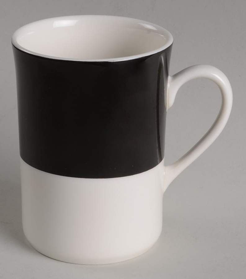 ColorBurst Black (Ivory Body) Mug by Pickard-1