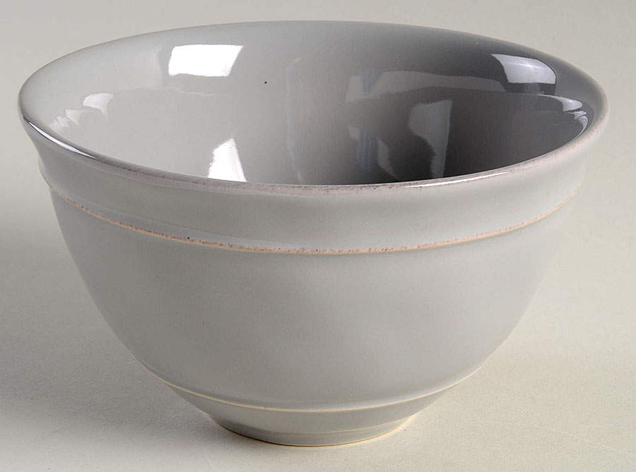 Cambria Gray Soup/Cereal Bowl by Pottery Barn China-1