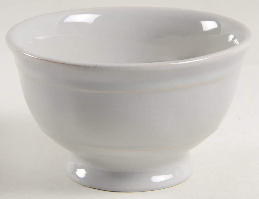 Cambria Gray 5" Footed All Purpose Bowl by Pottery Barn China-1