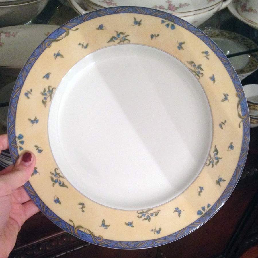 PDL15 Dinner Plate by Porcelaine de Sologne-1