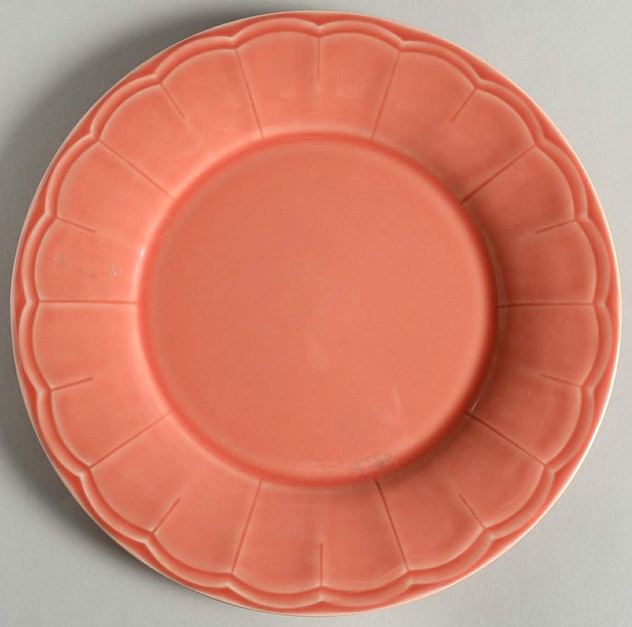 Daisy Orange Salad Plate by Primagera-1