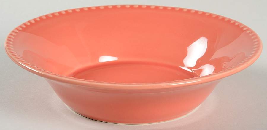 Beaded Orange Soup/Cereal Bowl by Primagera-1