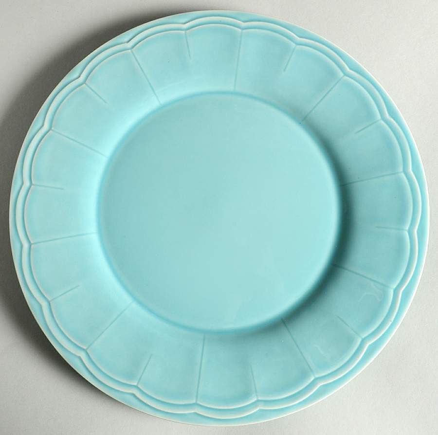 Daisy Aqua Dinner Plate by Primagera-1