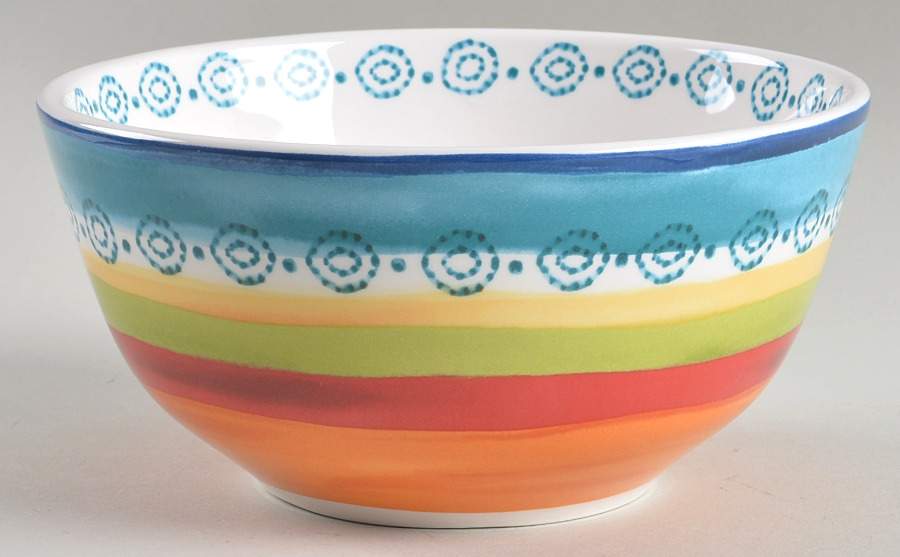 Feliz Stripes Soup/Cereal Bowl by Pier 1-1