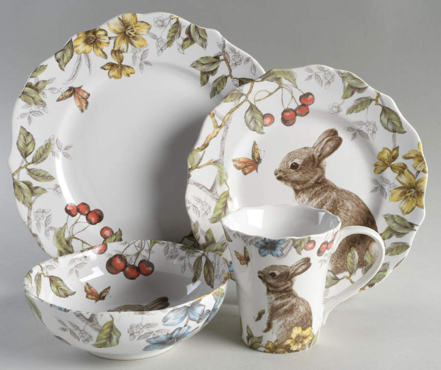 Sofie the Bunny 4 Piece Place Setting by Pier 1-1