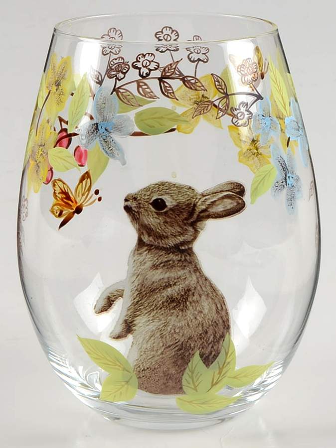 Sofie the Bunny Glassware Stemless Wine by Pier 1-1