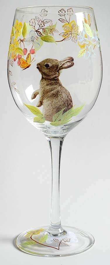 Sofie the Bunny Glassware Wine by Pier 1-1