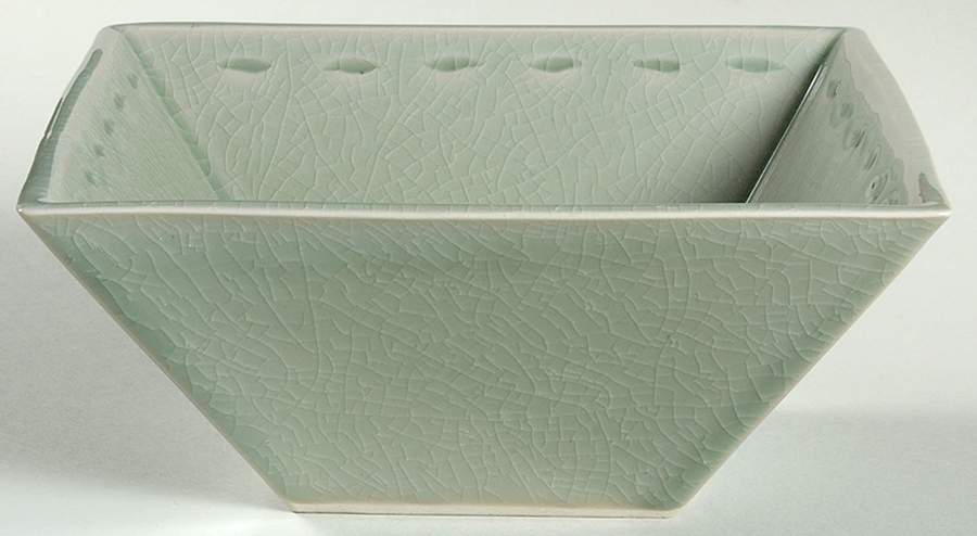 PPX5 8" Square Serving Bowl by Simon Pearce-1