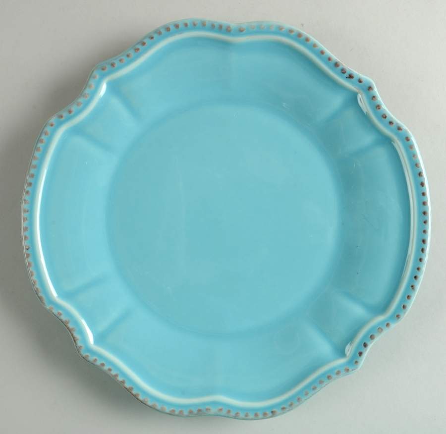 Antique Turquoise Dinner Plate by Primagera-1