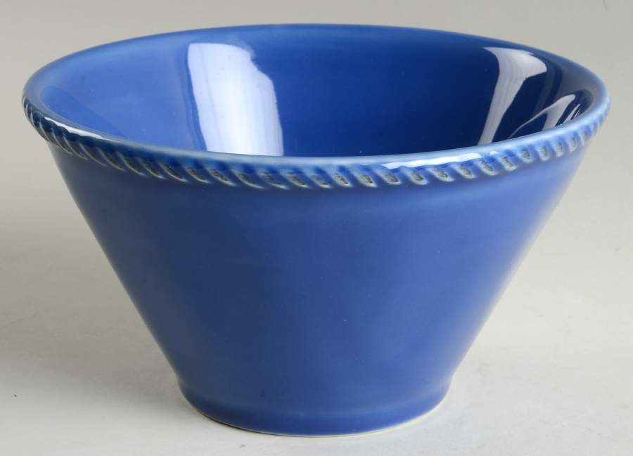Nautic Dark Blue Soup/Cereal Bowl by Primagera-1
