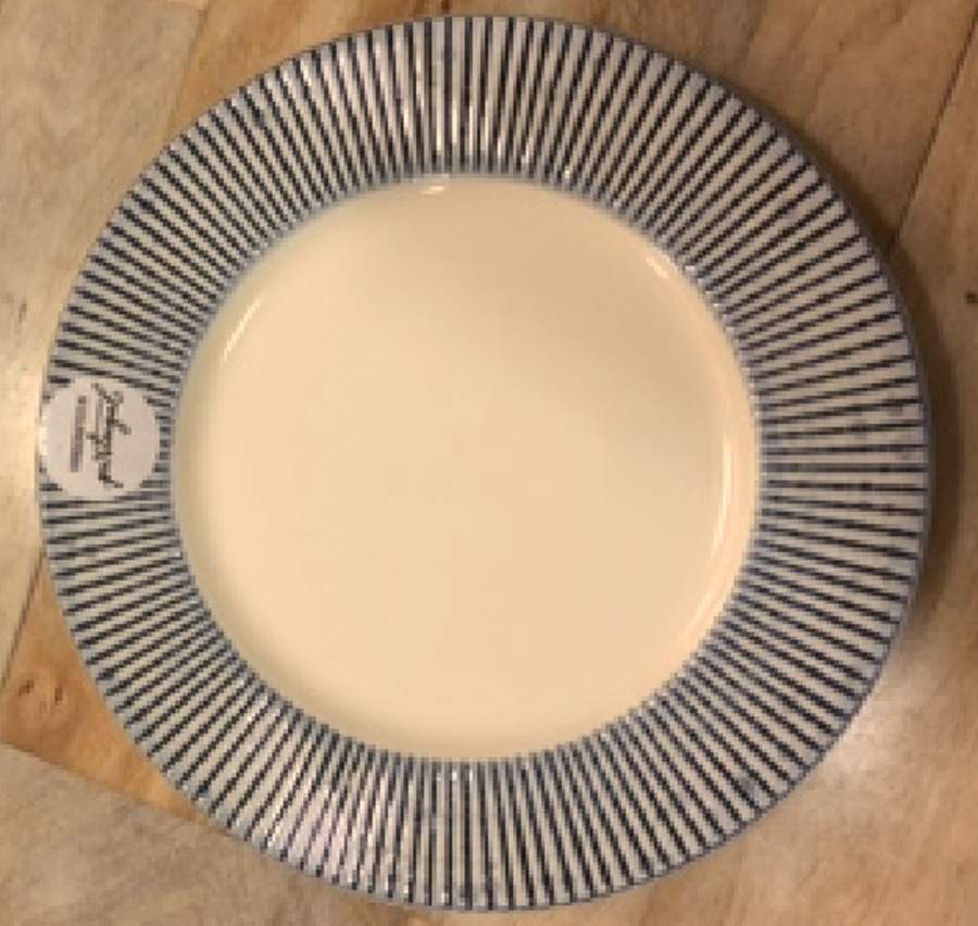 PMZ33 Blue Dinner Plate by Primagera-1