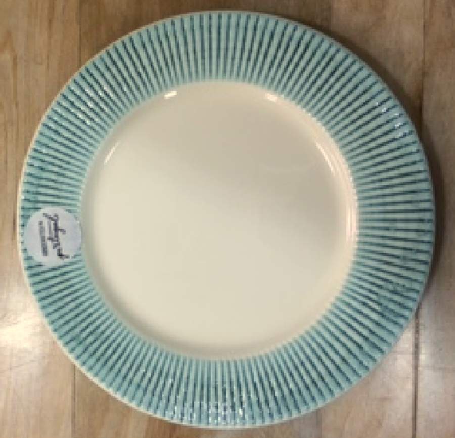 PMZ33 Turquoise Dinner Plate by Primagera-1