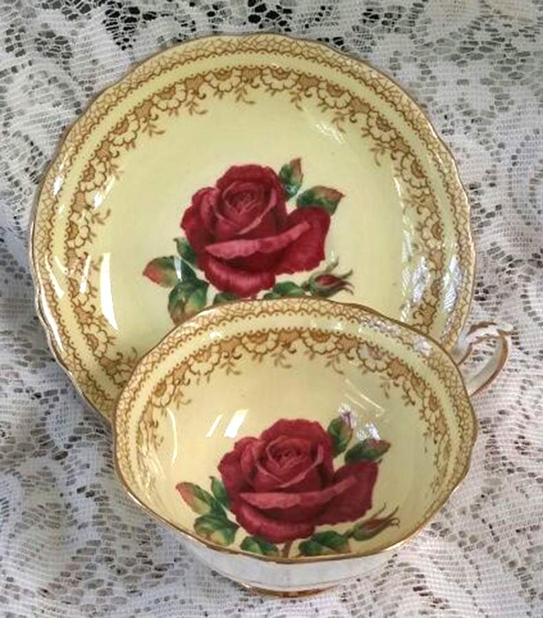 A1567 Footed Cup & Saucer Set by Paragon-1