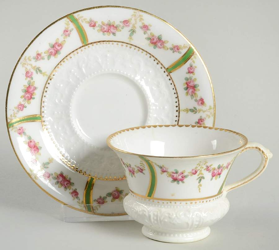 T3335 Footed Cup & Saucer Set by Pointons-1