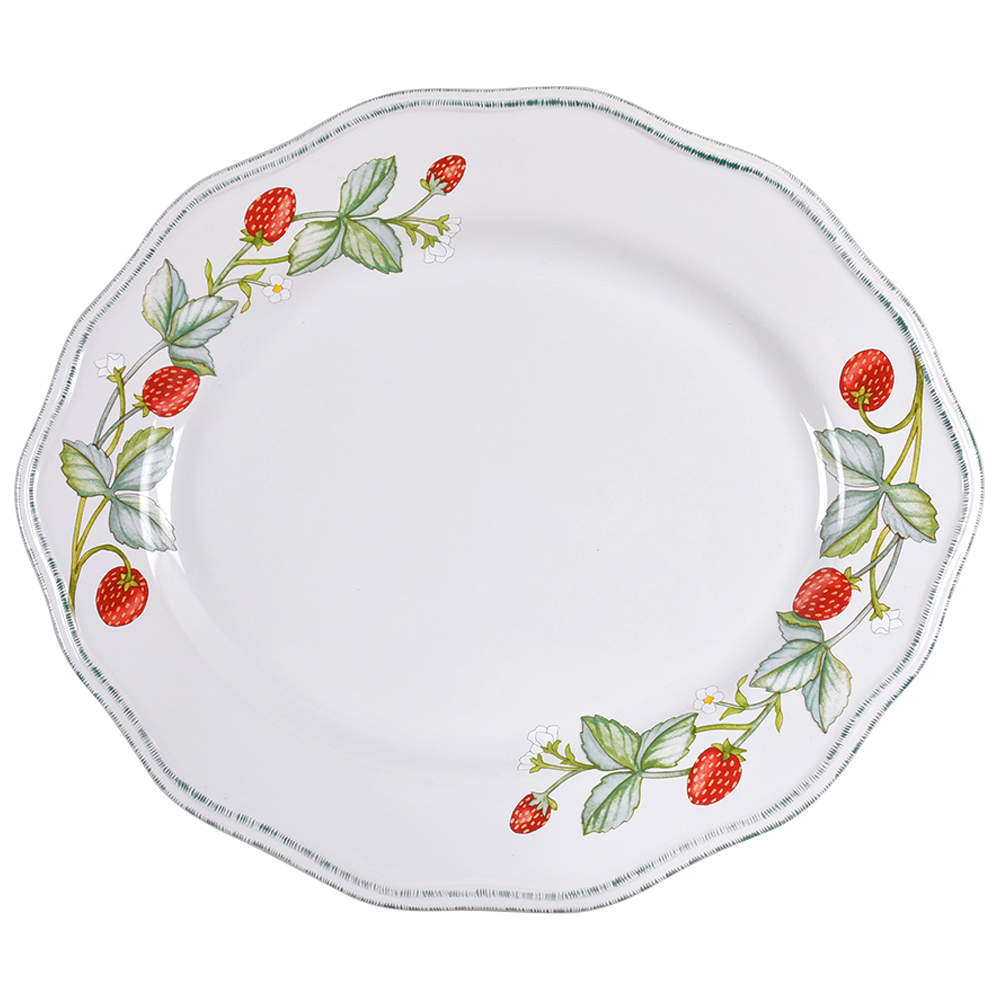 Strawberry Vine 15" Oval Serving Platter by Pfaltzgraff-1