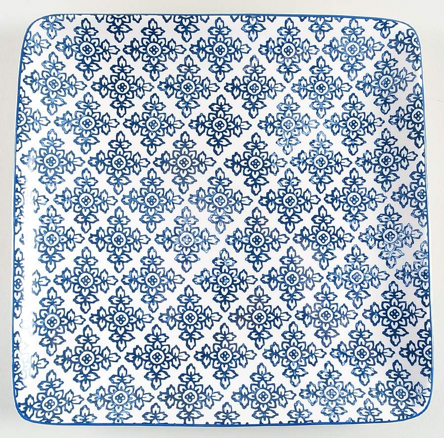 Gudari Square Dinner Plate by Pier 1-1