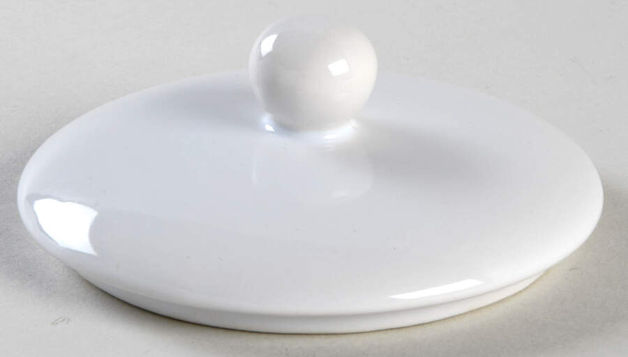 Trellis White Lid for Sugar Bowl by Pfaltzgraff-1