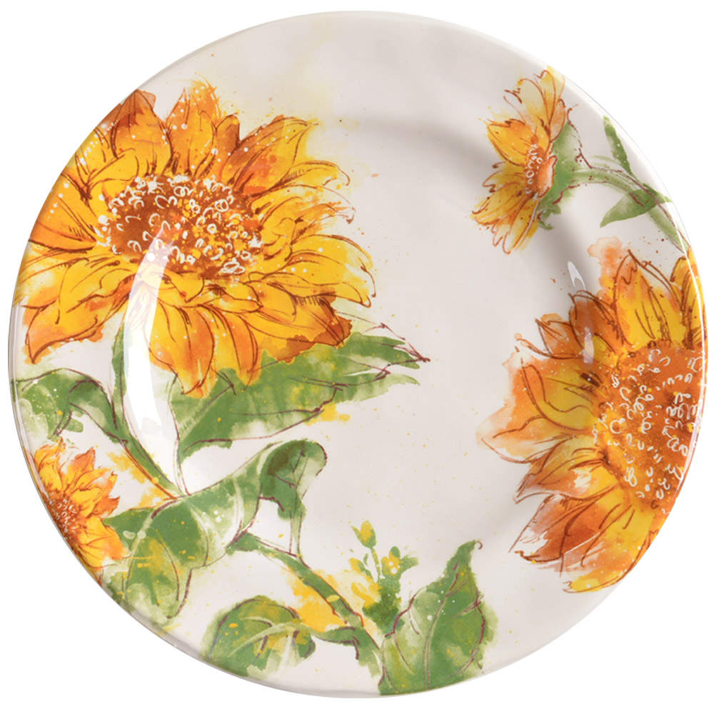 Sunflower Blooms Salad Plate by Pier 1-1