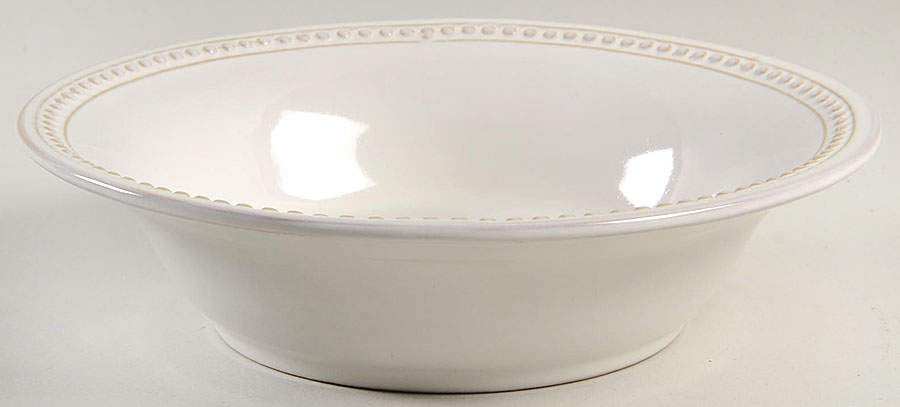 Spice Route White Soup/Cereal Bowl by Pier 1-1